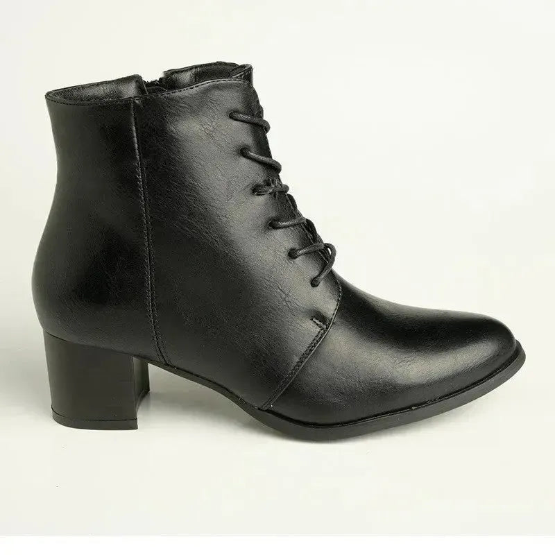 Franco Rossi Dress Lace Bootie - Black