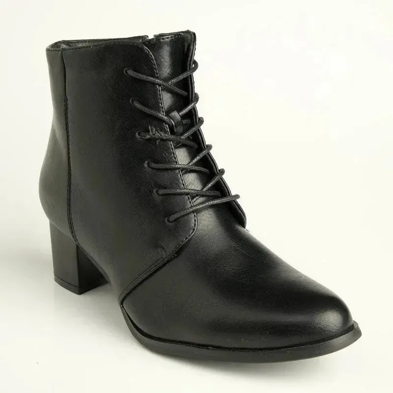 Franco Rossi Dress Lace Bootie - Black