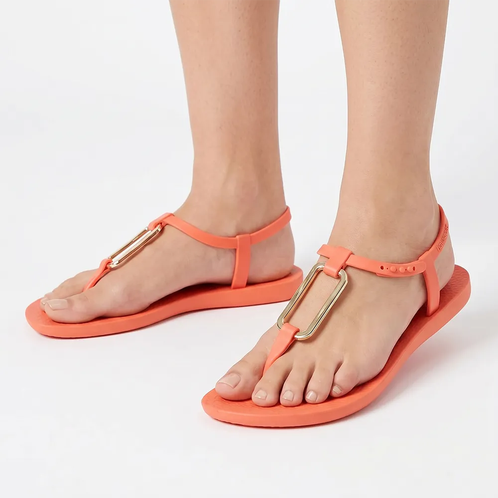 Ipanema Class Modern Slingback Sandal - Orange Gold