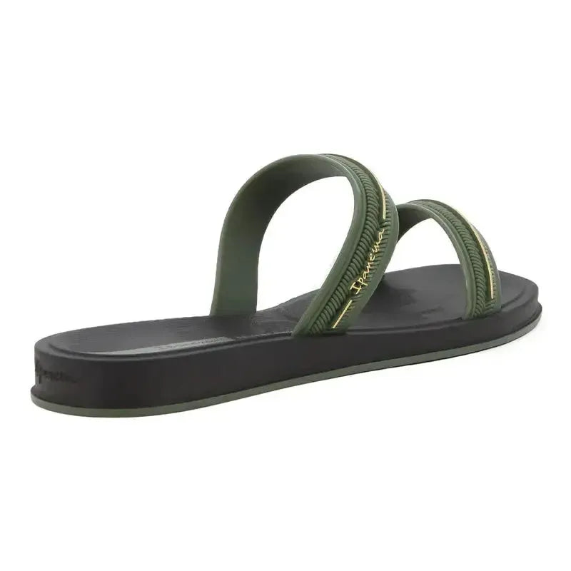 Ipanema Glow Slide - Black Green