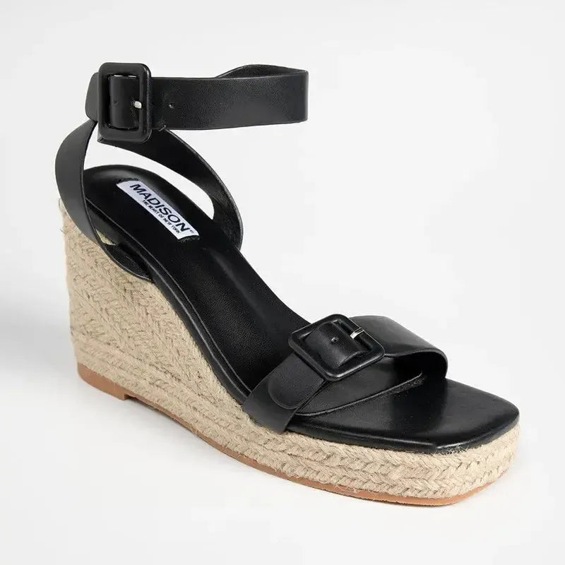 Madison Annabella Wedge - Black