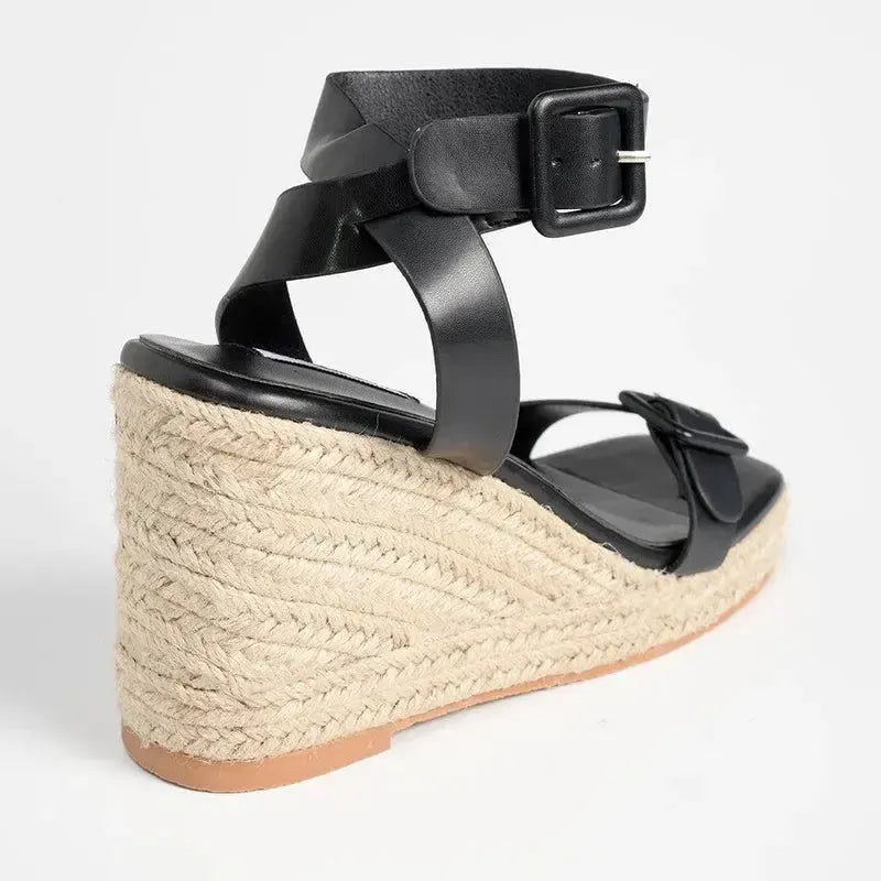 Madison Annabella Wedge - Black