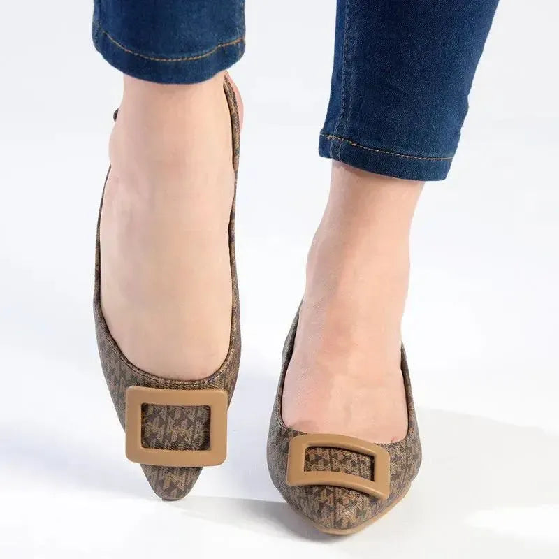 Madison Babette Flats - Chocolate Multi
