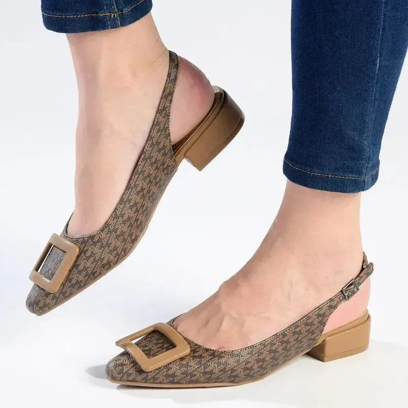 Madison Babette Flats - Chocolate Multi