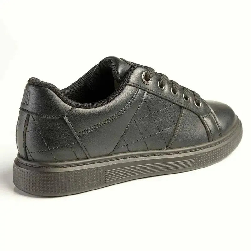 Madison Checkered Sneaker - Black/Mono