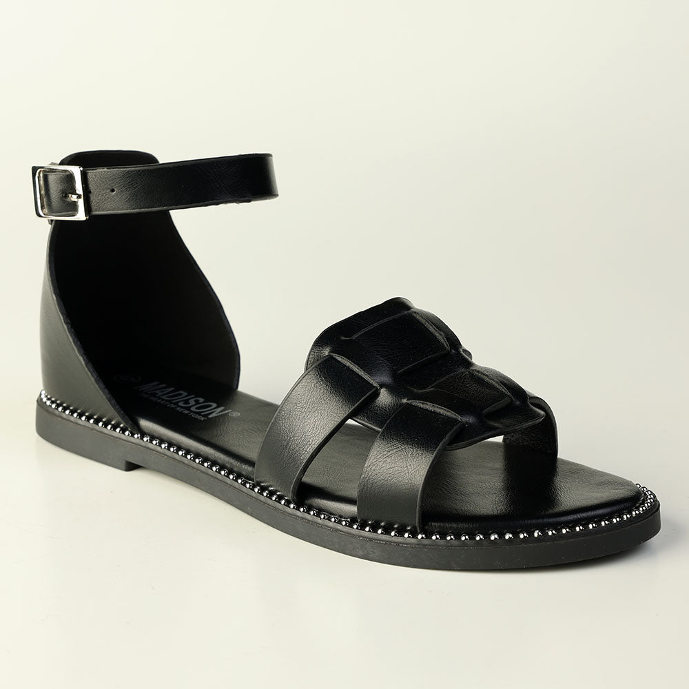 Madison Closed Back Sandal - Black-Madison Heart of New York-Buy shoes online