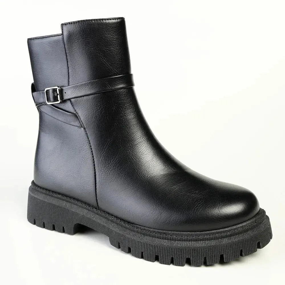 Madison Combat Boot - Black