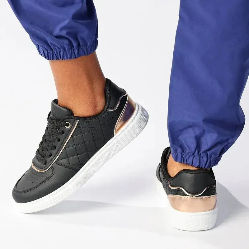Madison Cyprus Sneaker - Black/ Rose Gold
