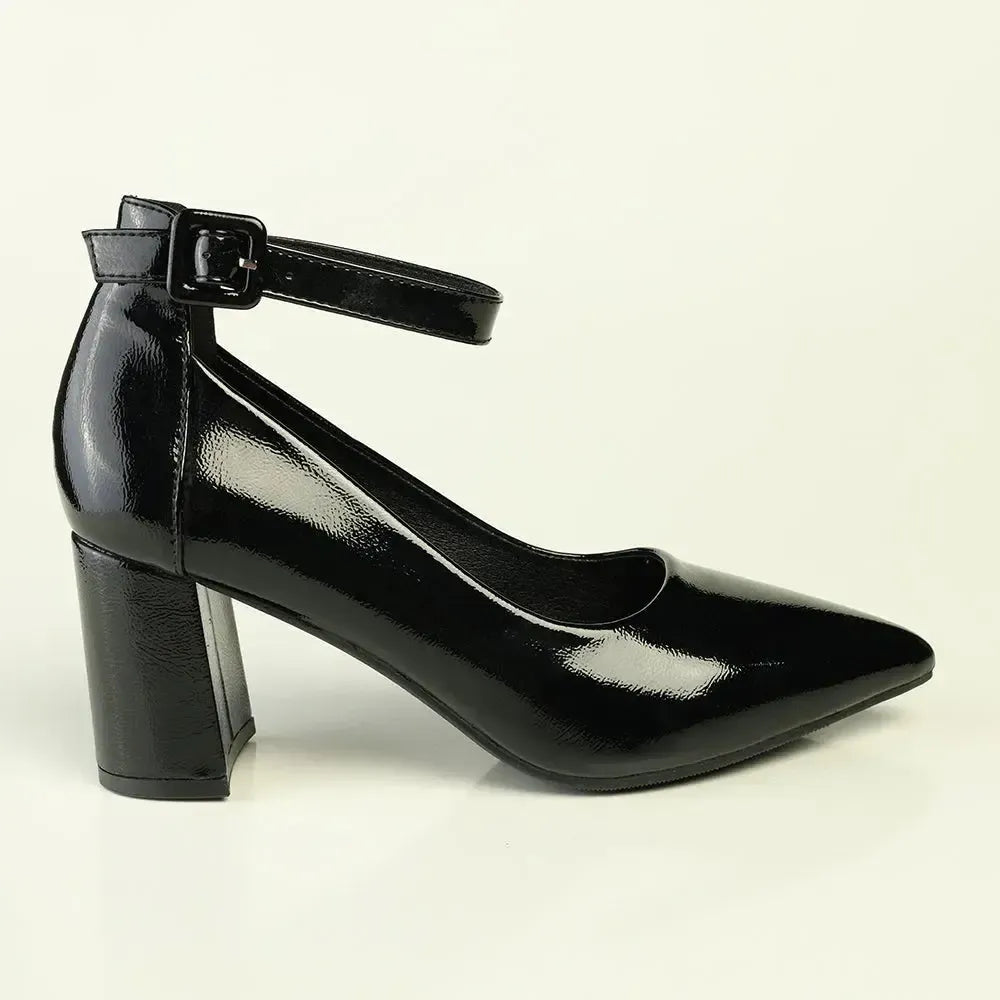 Madison Diana Court - Black Patent