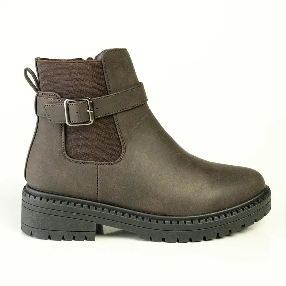 Madison Fashion Gusset Boot - Tan
