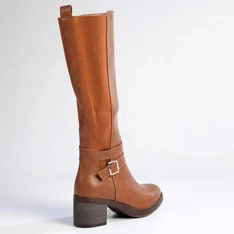 Madison Gabriella 2 Long Gusset Boots - Tan