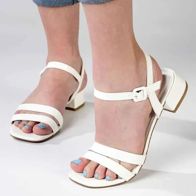 Madison Gentry Sandal - White