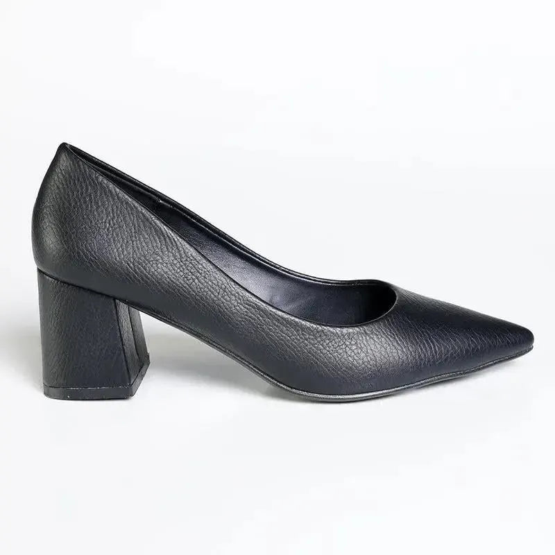 Madison Ginger 2 Block Heel Court - Black