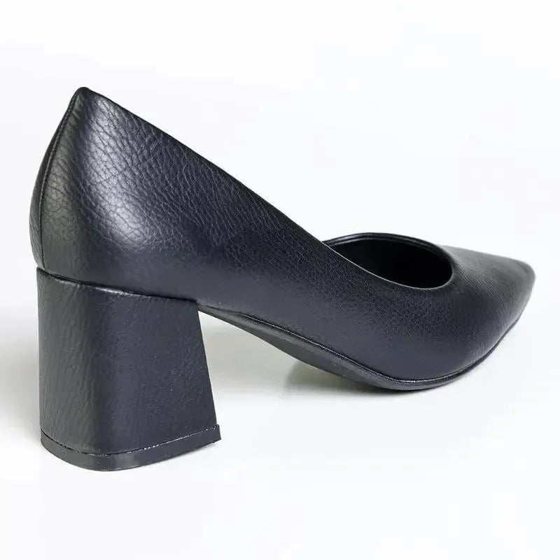 Madison Ginger 2 Block Heel Court - Black
