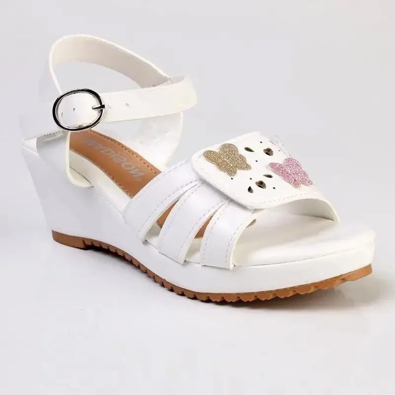 Madison Girls Wedge - White