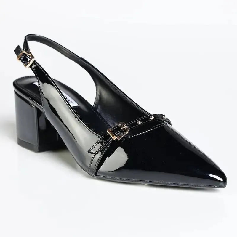 Madison Goddess Slingback - Black