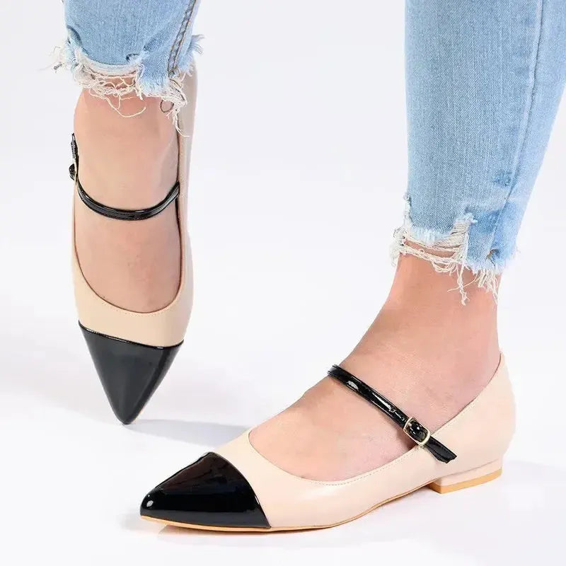 Madison Grayson Pump - Black/ Off White