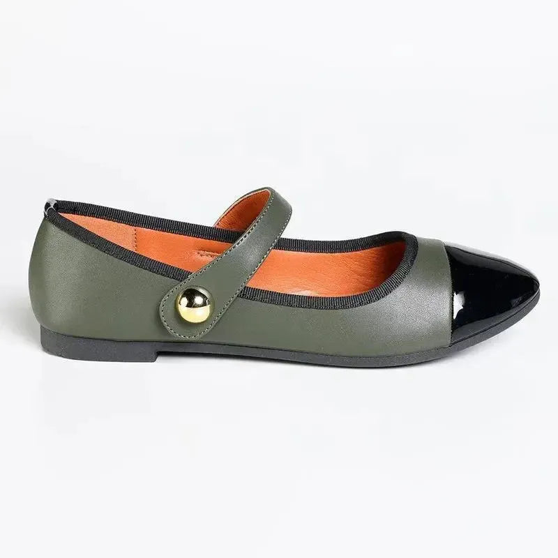 Madison Griselda Pump - Black/ Olive