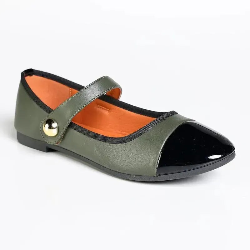 Madison Griselda Pump - Black/ Olive