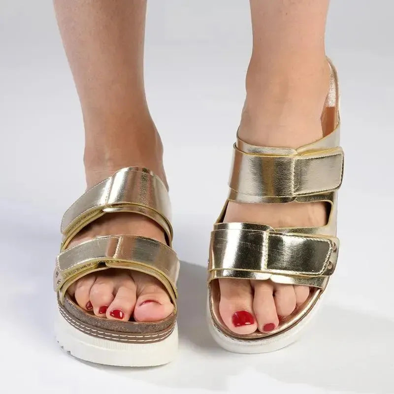 Madison JO Sandals - Champagne