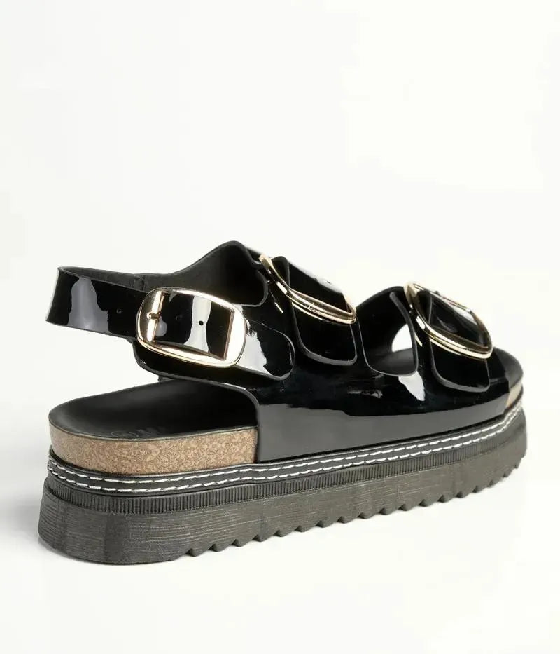 Madison Jaden Slingback Sandal - Black