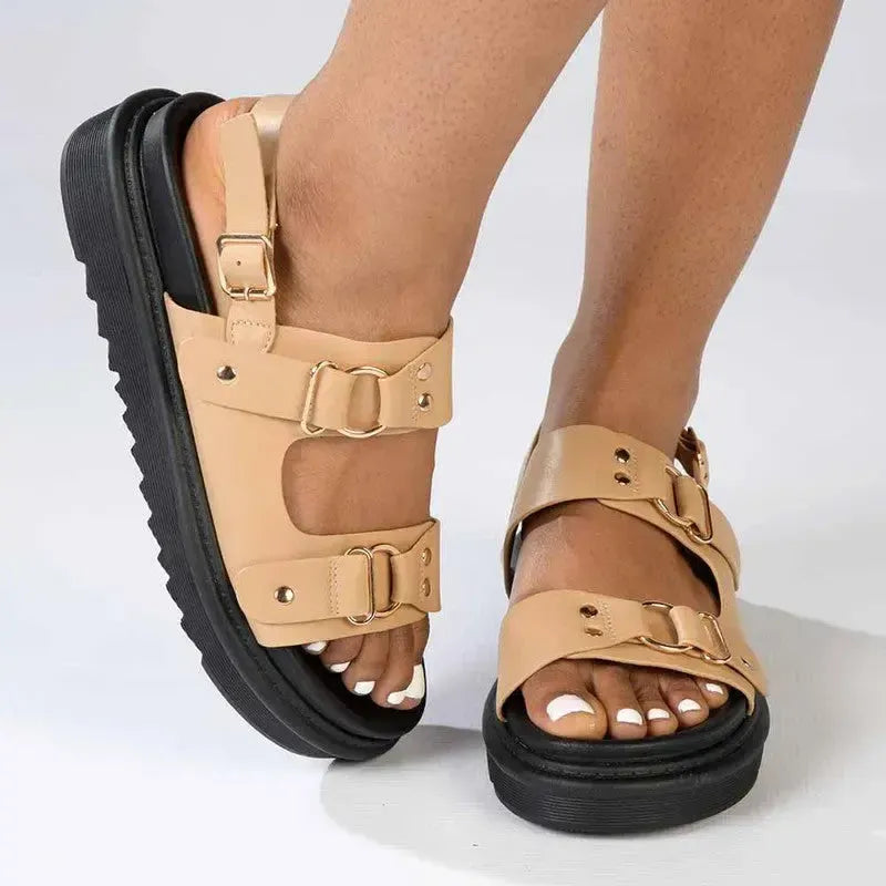 Madison Jagger Sandal - Dark Nude
