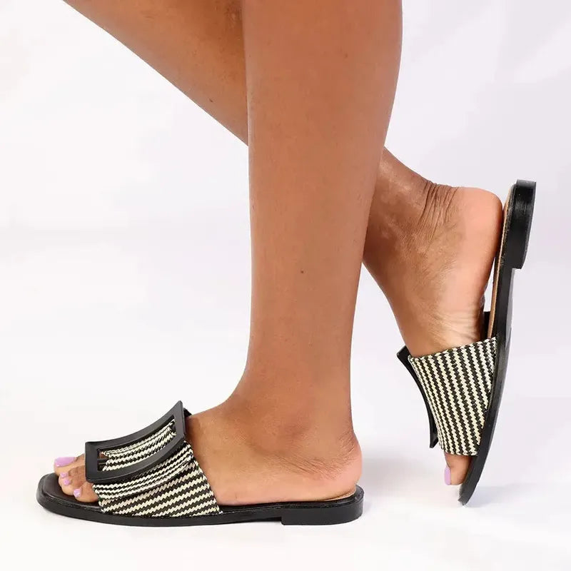 Madison Janvee 2 Flats - Black Multi