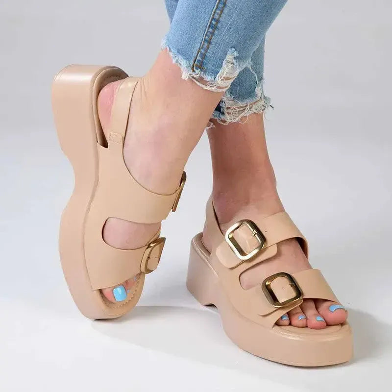 Madison Jaquine Sandal - Nude