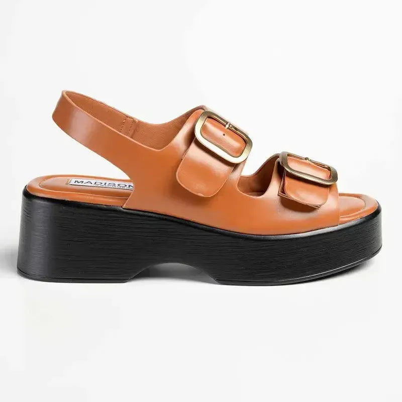 Madison Jaquine Sandal - Tan