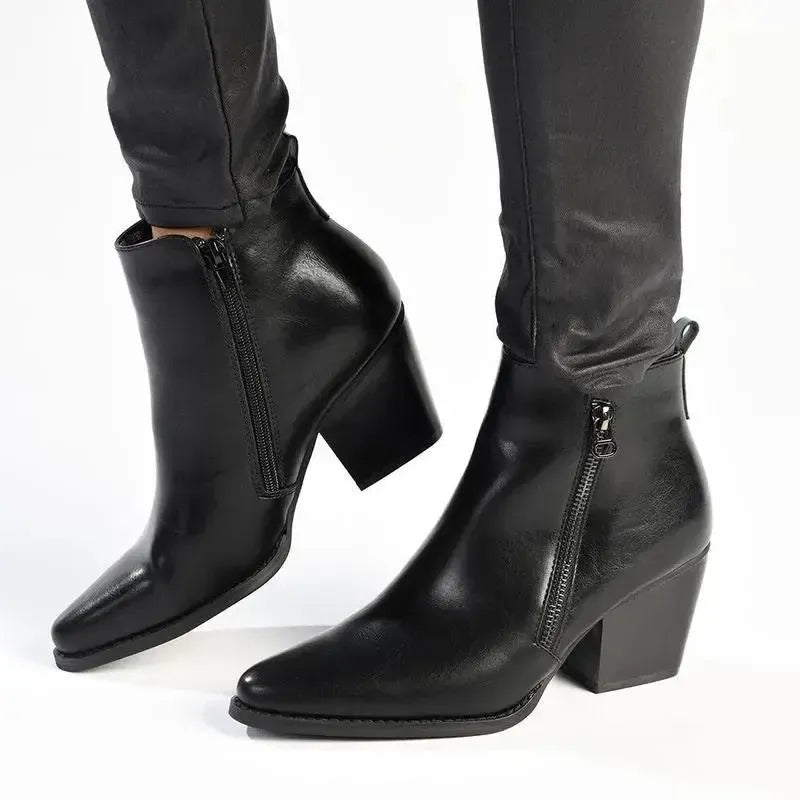 Madison Jeffie 2 Side Zip Ankle Boot - Black