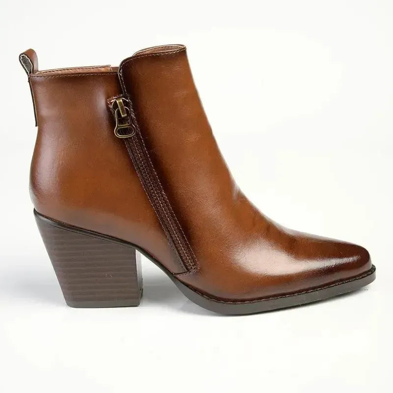 Madison Jeffie Ankle Boot - Tan
