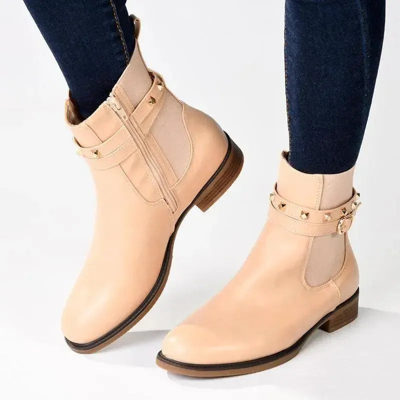 Madison Jenny Lynn Ankle Boot - Nude