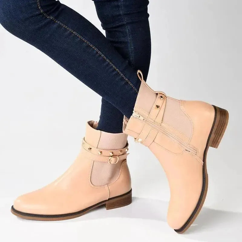 Madison Jenny Lynn Ankle Boot - Nude