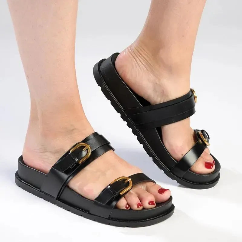 Madison Joanie Sandal - Black