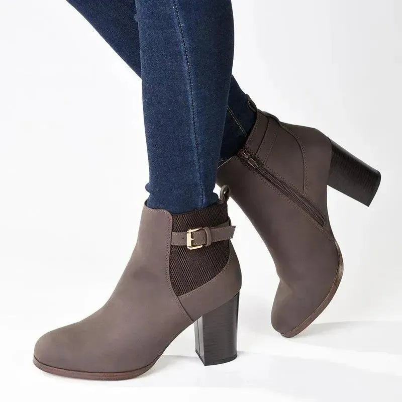 Madison Johnda Ankle Boot - Chocolate
