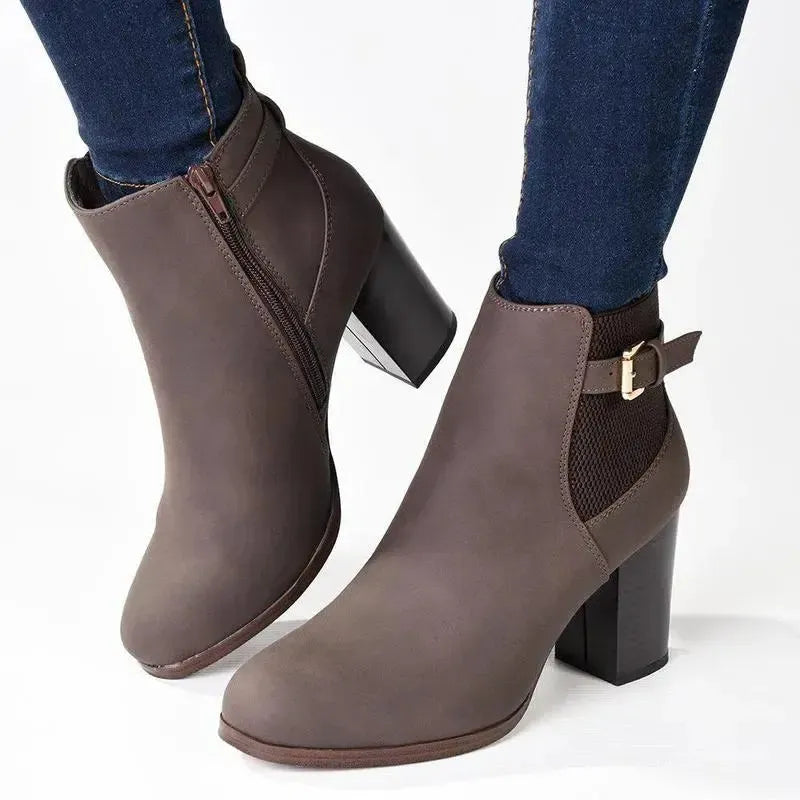 Madison Johnda Ankle Boot - Chocolate
