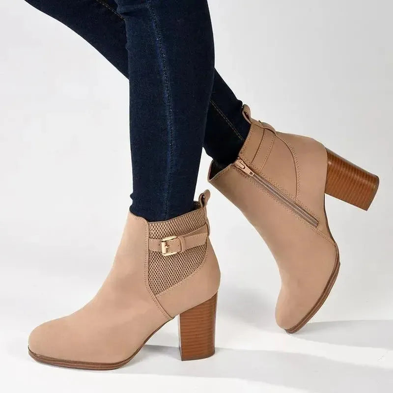 Madison Johnda Ankle Boot - Nude