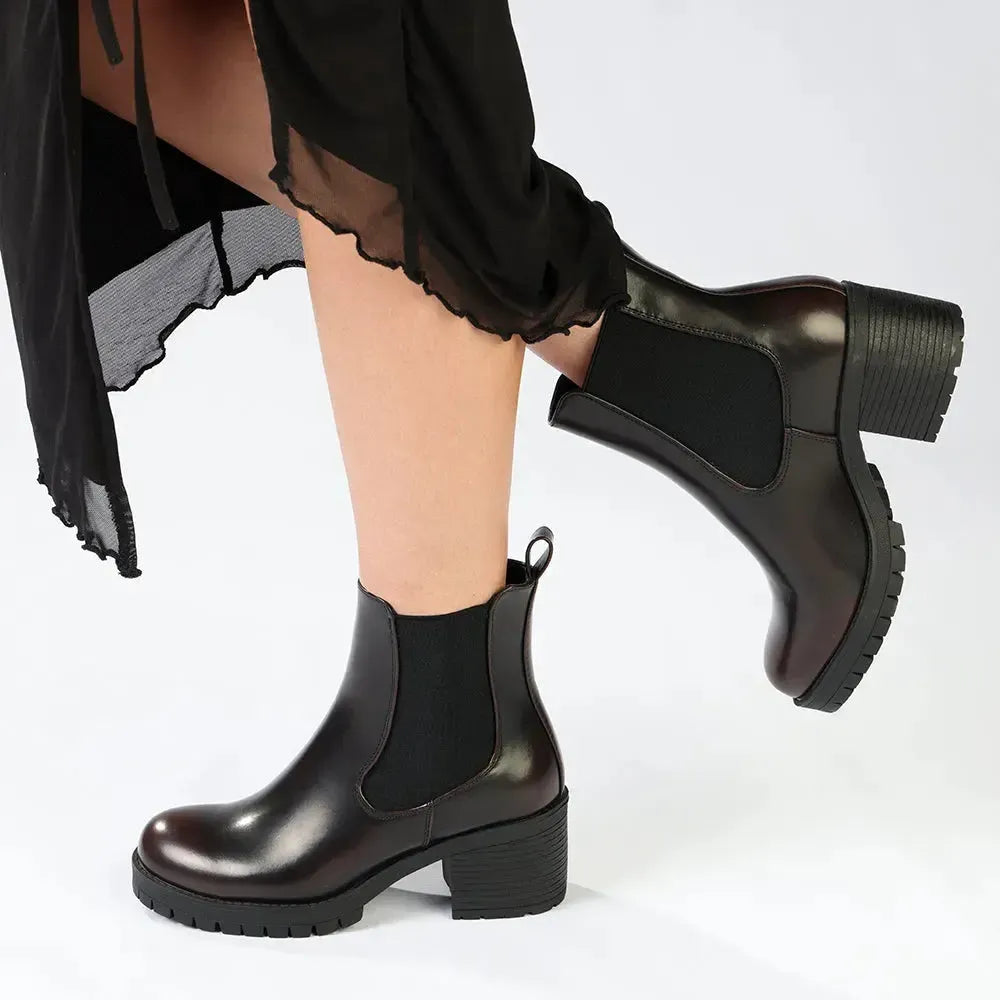 Madison Jolinda Ankle Boot - Wine