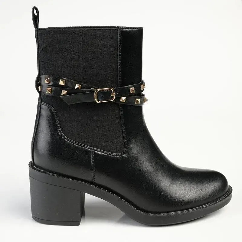 Madison Jonhsy Heel - Black