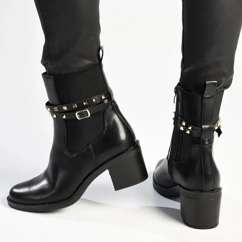 Madison Jonhsy Heel - Black