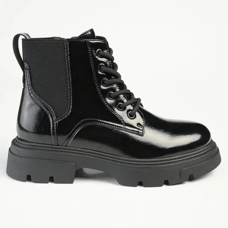 Madison Jorene Chunky Sole Boots - Black