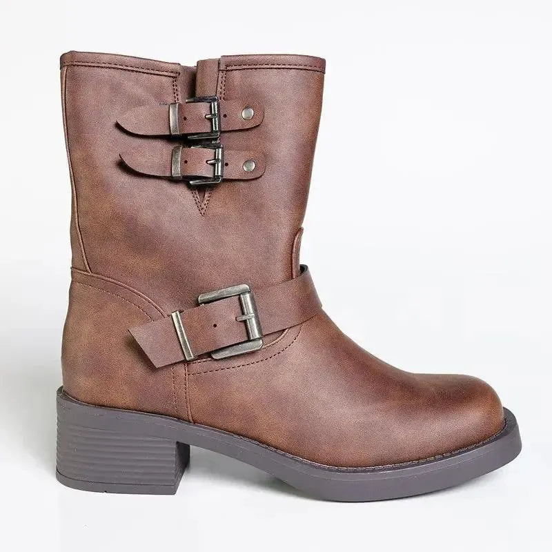 Madison Jorin Biker Boot - Brown