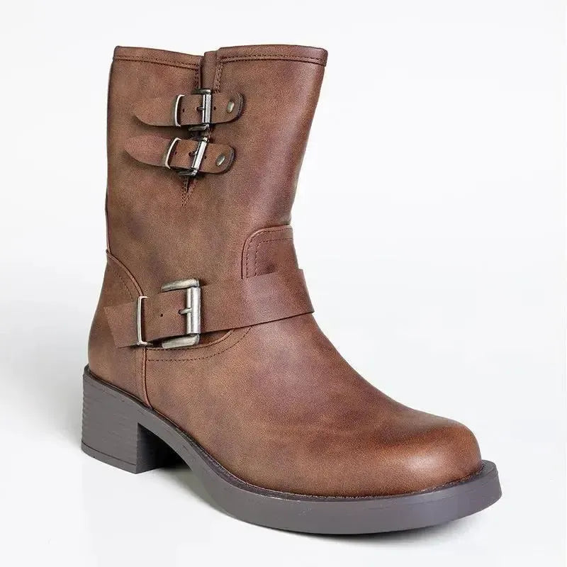Madison Jorin Biker Boot - Brown