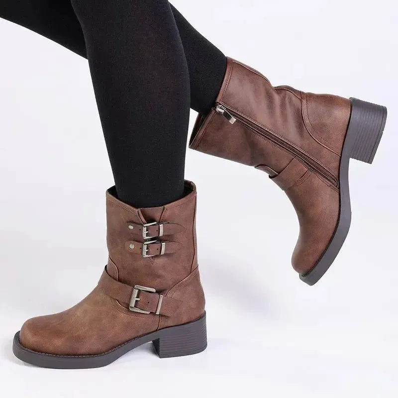 Madison Jorin Biker Boot - Brown