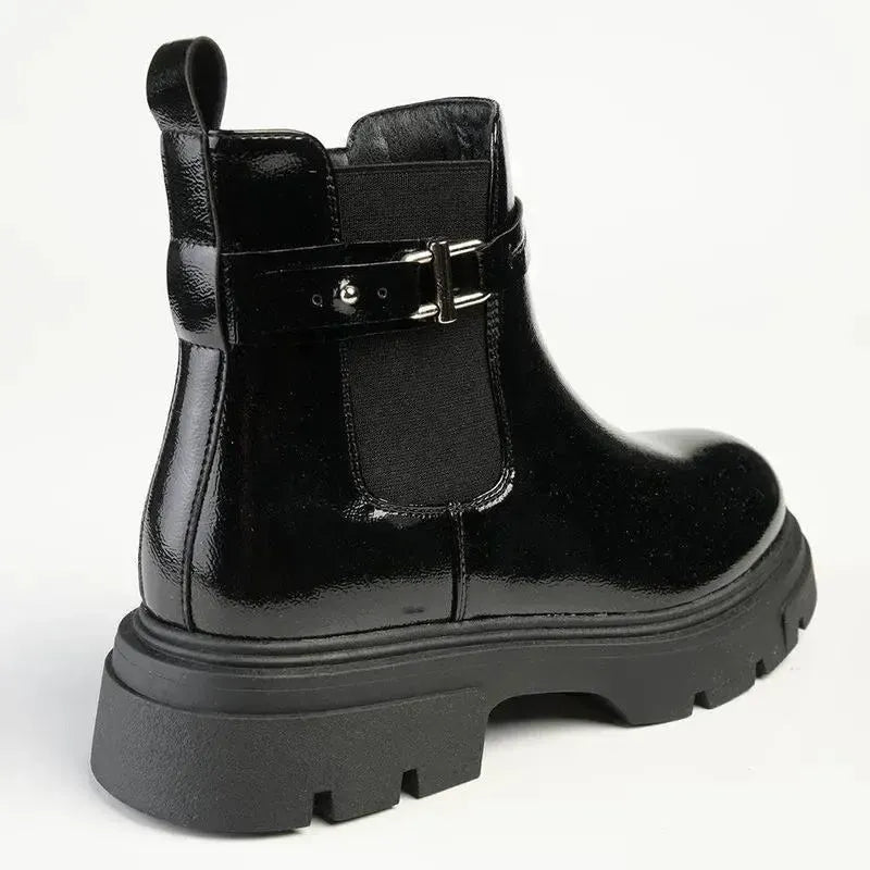 Madison Joss Chelsea Chunky Sole Boots - Black