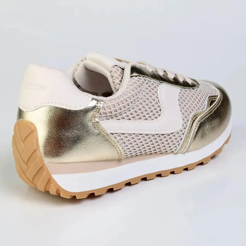 Madison Jullian Sneaker - Gold/Beige