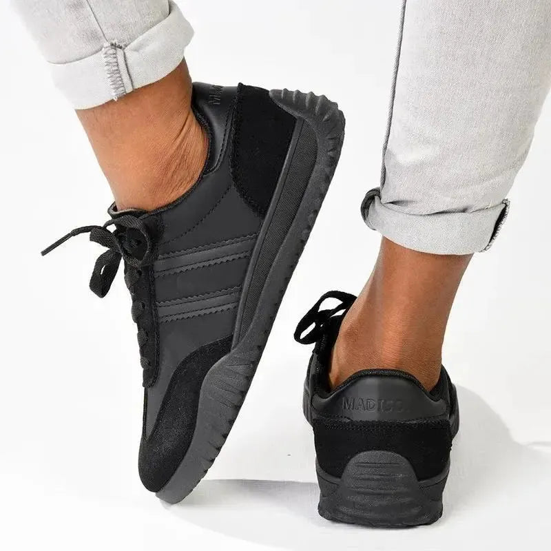 Madison Madi Ladies Fashion Sneaker - Black Mono