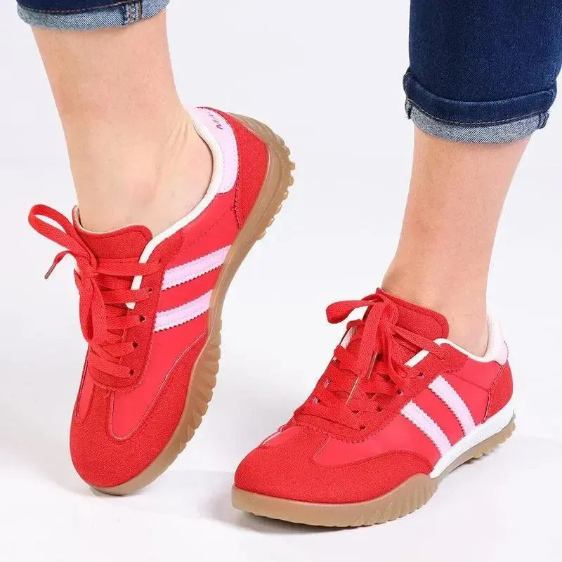 Madison Madi Ladies Fashion Sneaker - Red