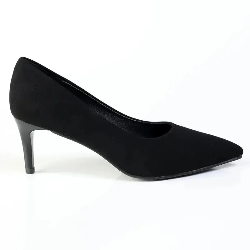 Madison Magnolia Pointy Toe Court - Black