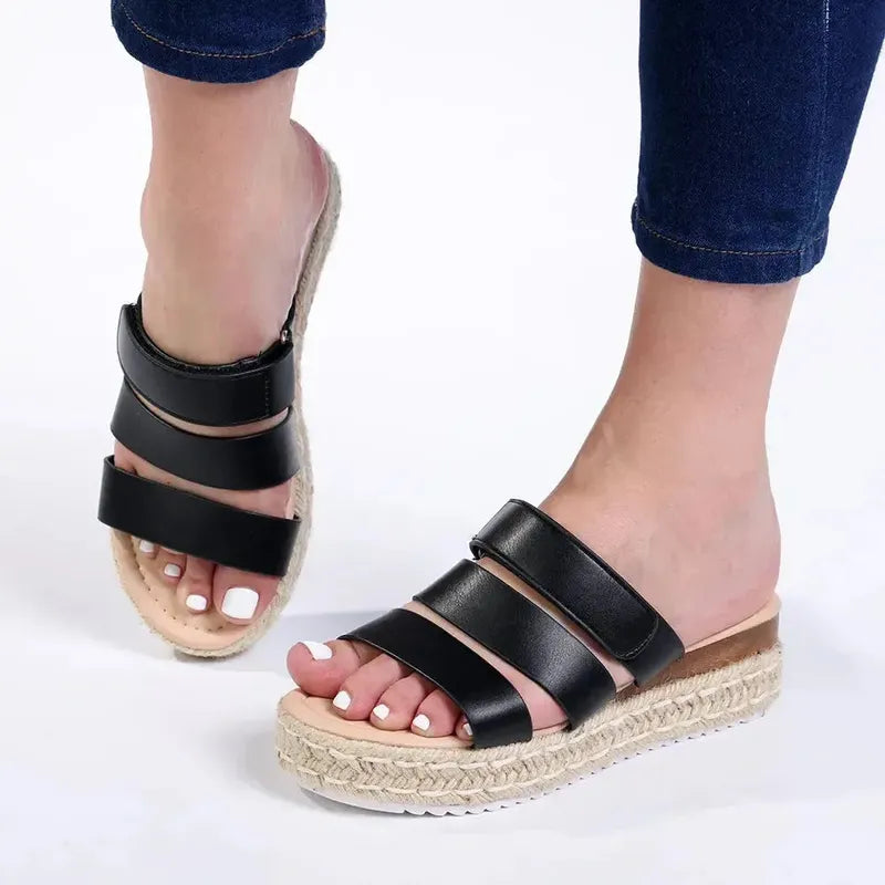 Madison Marlene Sandal - Black
